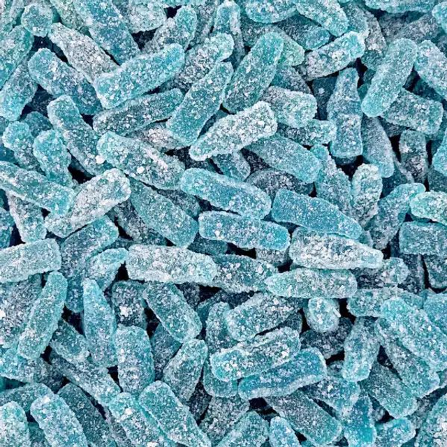 Blue Raspberry Bottles 100g