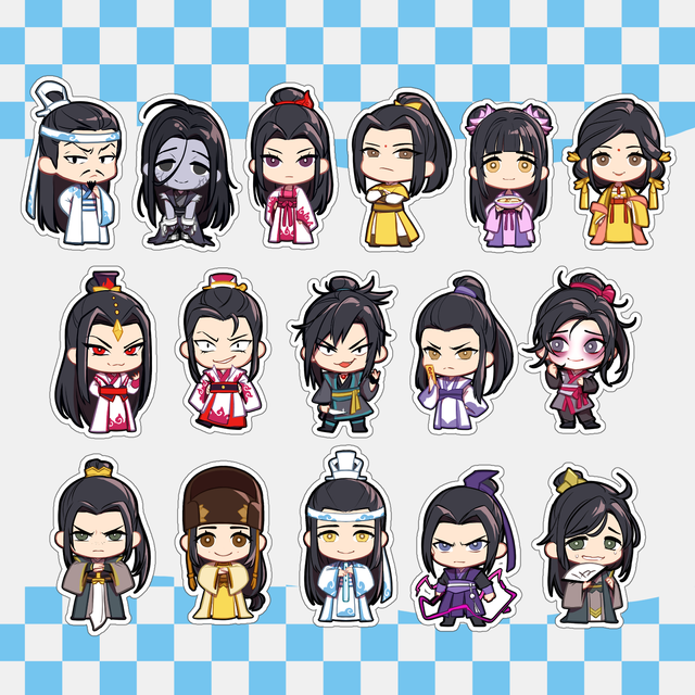 Naklejki MDZS chibis