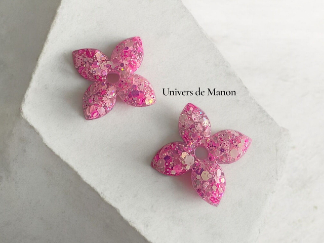 Pampilles Fleur  25 mm   