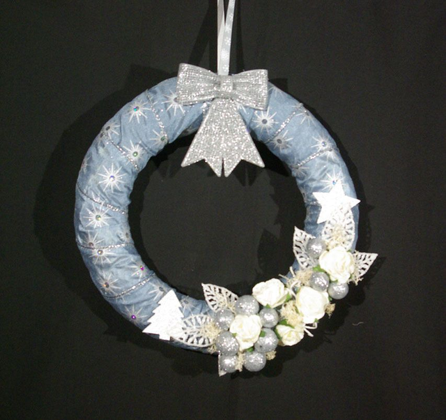 807-Couronne de Noël diamètre 30 cm