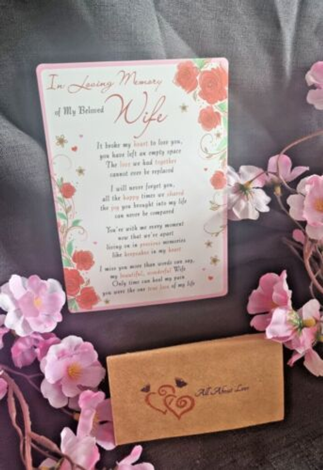 Beautiful Verse Graveside, Memorial, Funeral, Remembrance, Cemetery Cards.