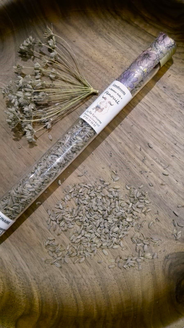 GRAINES DE PLANTES SAUVAGES de Fenouil [BIEN-ETRE Culinaire] Tube 8g