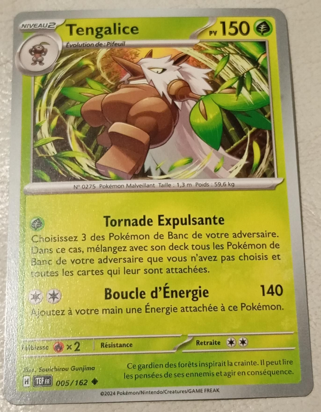 Carte pokémon Tengalice 