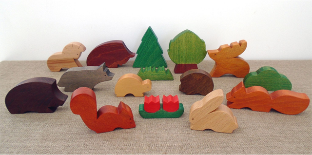 Fleurs, herbe &amp; buisson - Rouge garance