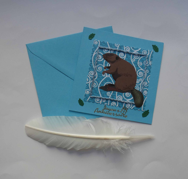 Anniversaire avec le castor