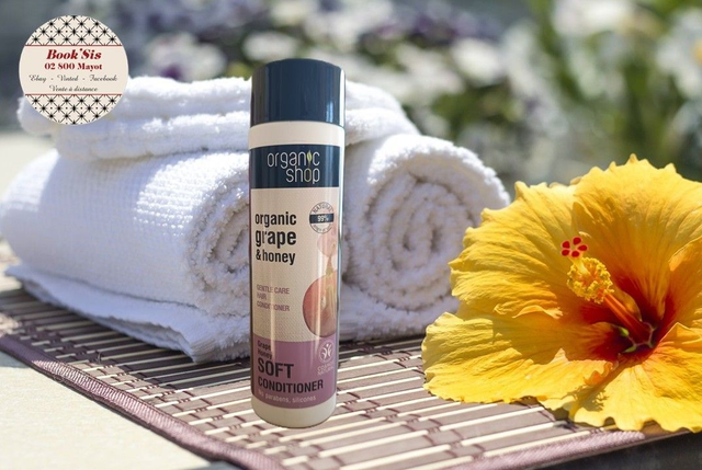 Organic shop " Après-shampoing Miel & raisin "