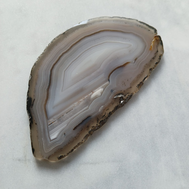 Agaat schijf - grijs tinten (12.039)