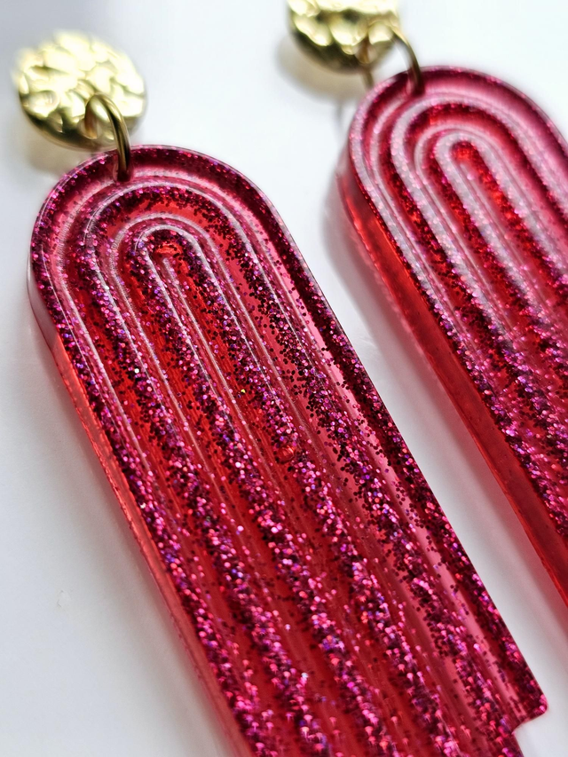 ARTY fines paillettes fuchsias