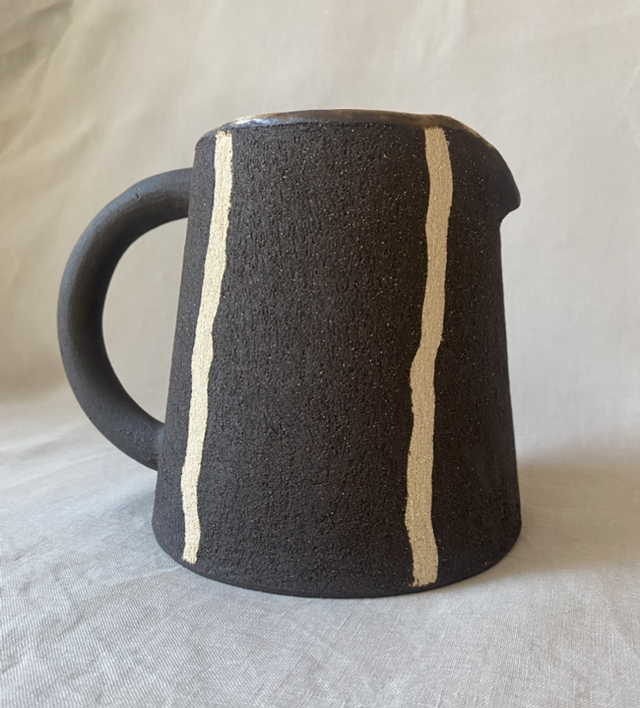 Carafe stripe noir et blanc