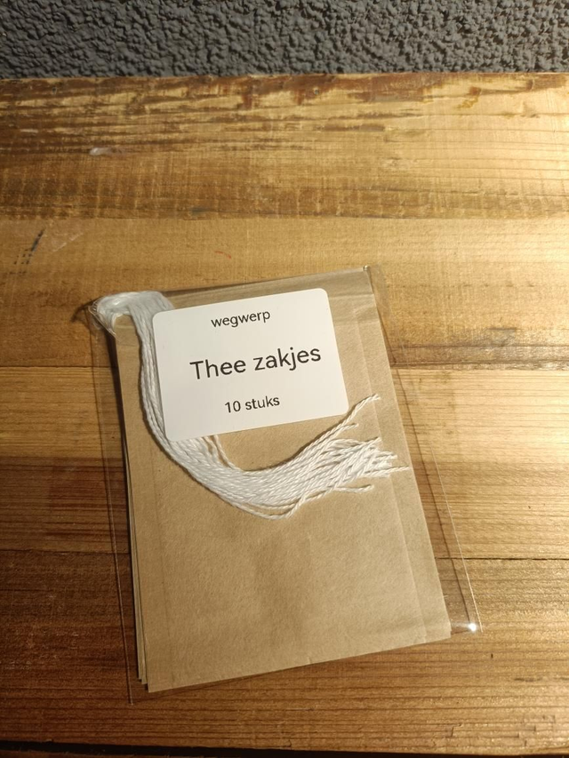 10 wegwerp theezakjes