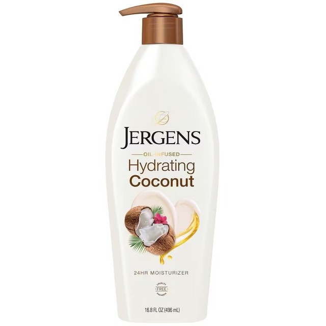 Jergens Oil-Infused Hydrating Coconut 24-Hour Moisturizer 496 ml