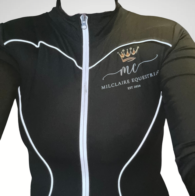 Classic Collection Black MC Zip Up Base Layer Jacket