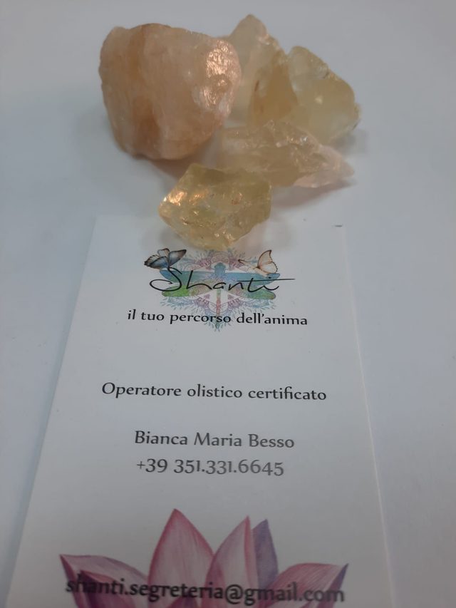 Quarzo citrino grezzo