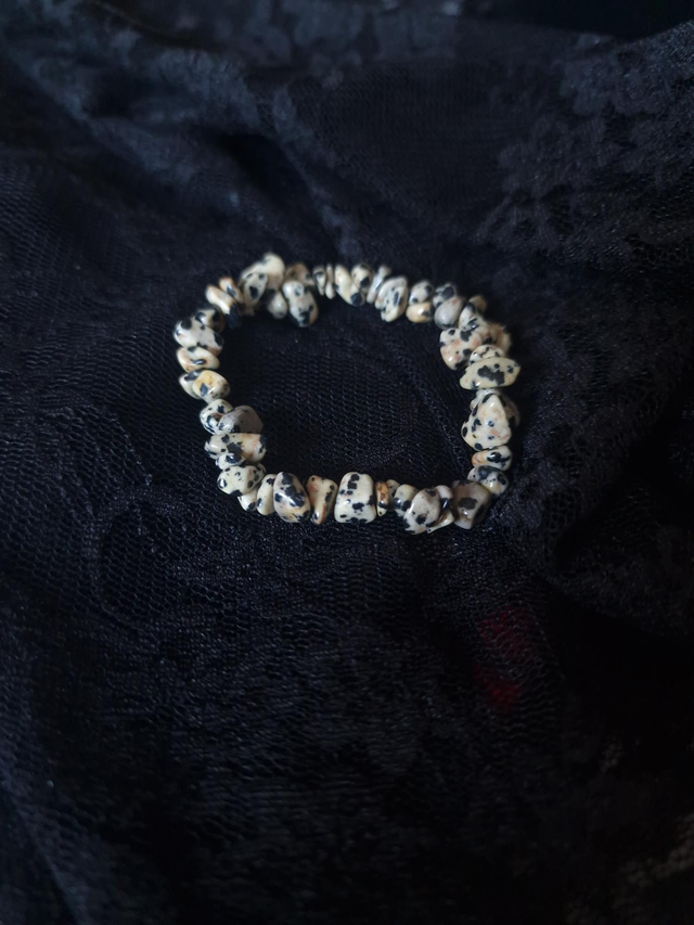 Dalmation jasper bracelet