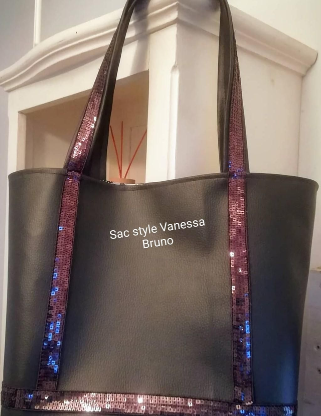 Mon Sac shopping personnalisé - style Vanessa Bruno - sur commande - choix des tissus 