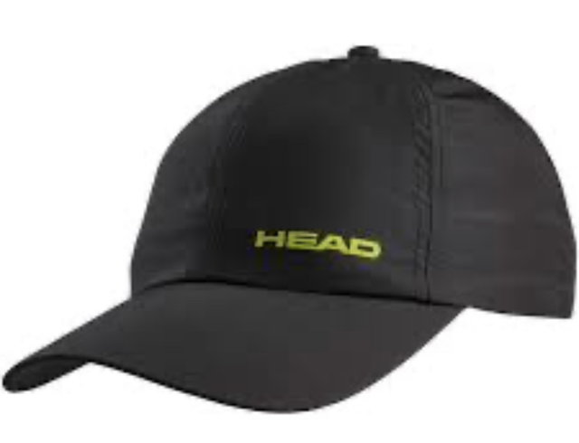 Head Performance Cap - Black / green writing 