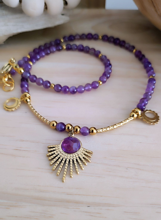 Collier "Sérénité" Améthyste