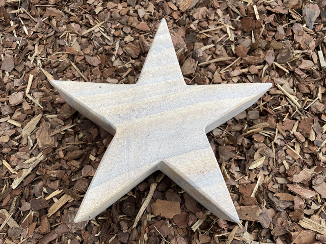 Stern Sandstein Rainbow   20x20x5 cm