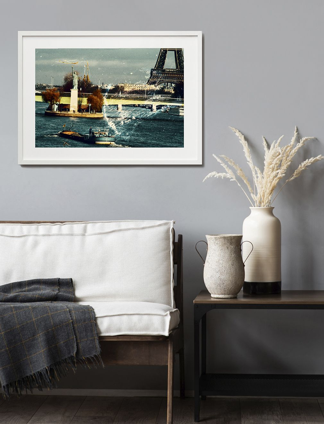 création, photographie expérimental : "seine-Paris" : La Petite Sœur