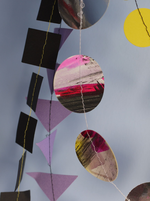 JEM Hand-painted multi-strand wall hanging garlands