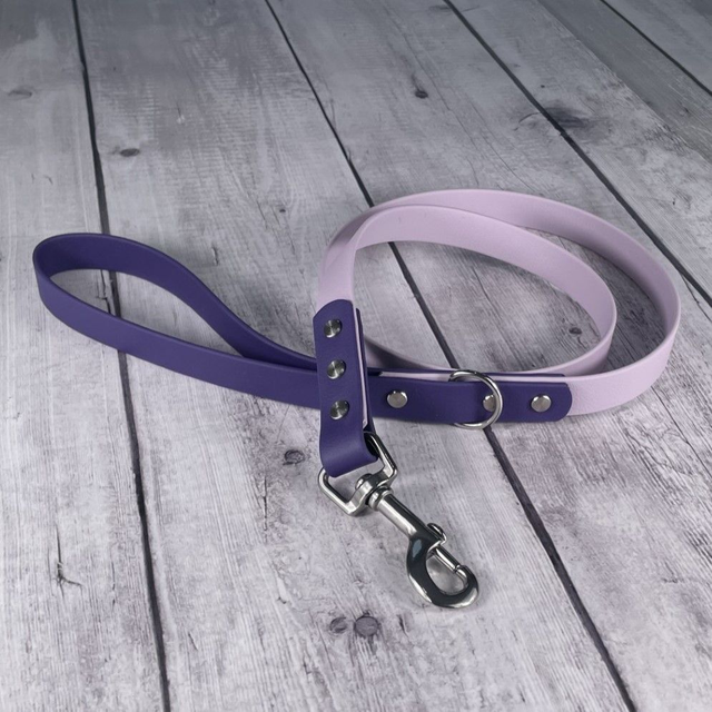 Lilac &amp; Violet Waterproof BioThane® Lead