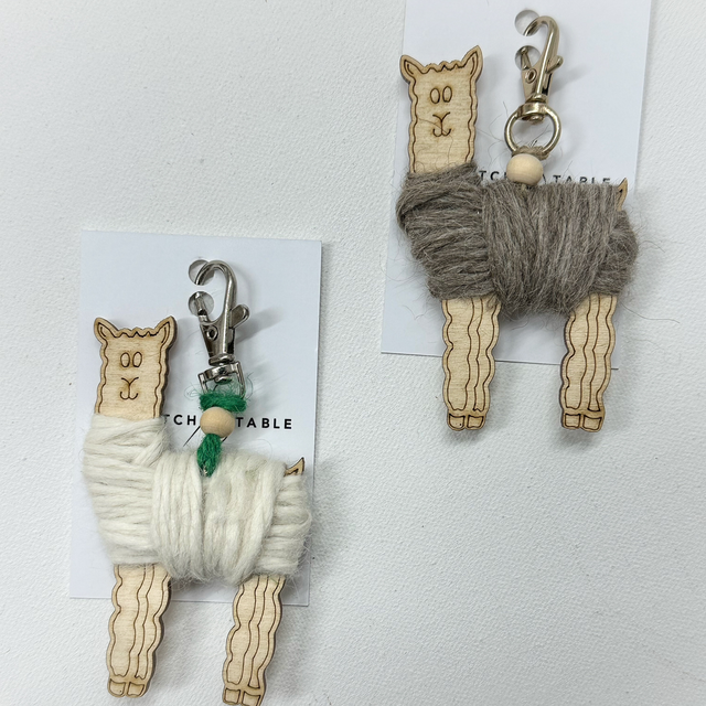 Alpaca keyrings