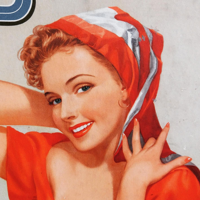 1940&#039;s KB Radio &amp; Television Advertising Woman