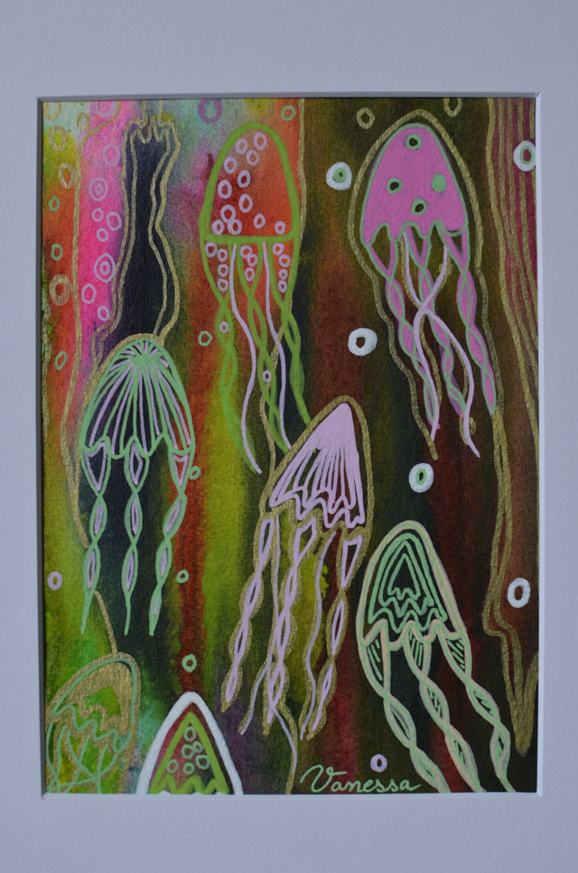 Les méduses multicolores