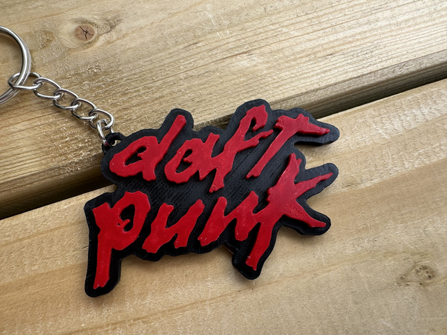Daft Punk Keychain