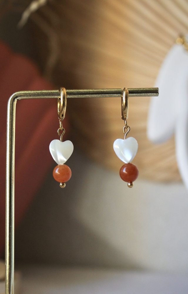 Boucles d’oreilles Amaryllis