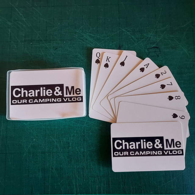 Charlie & Me playing cards (limited number)