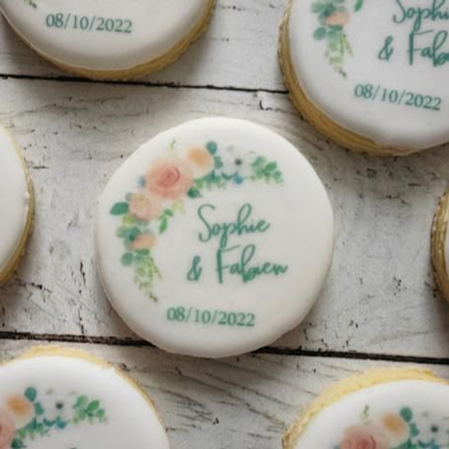 Lot de 15 grands SugarCookies imprimés