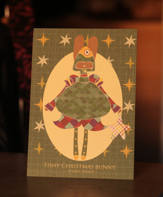 &#039;Fishy Christmas Bunny&#039; Cassie