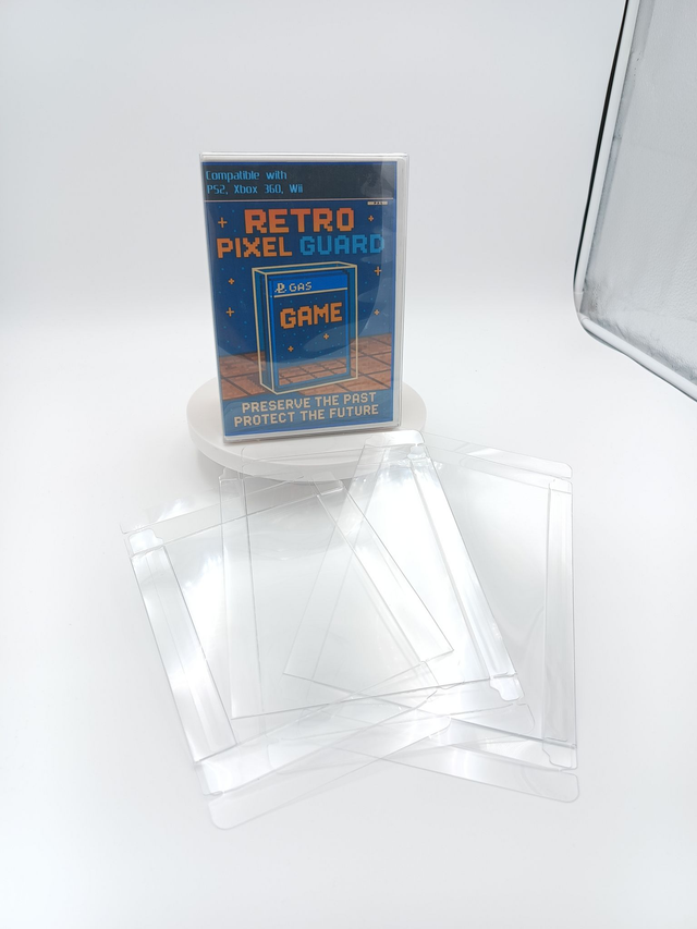 Retro Pixel Guard for PS2 / XBOX360 / WII / WII U / GAMECUBE ( video game case protector sleeve )