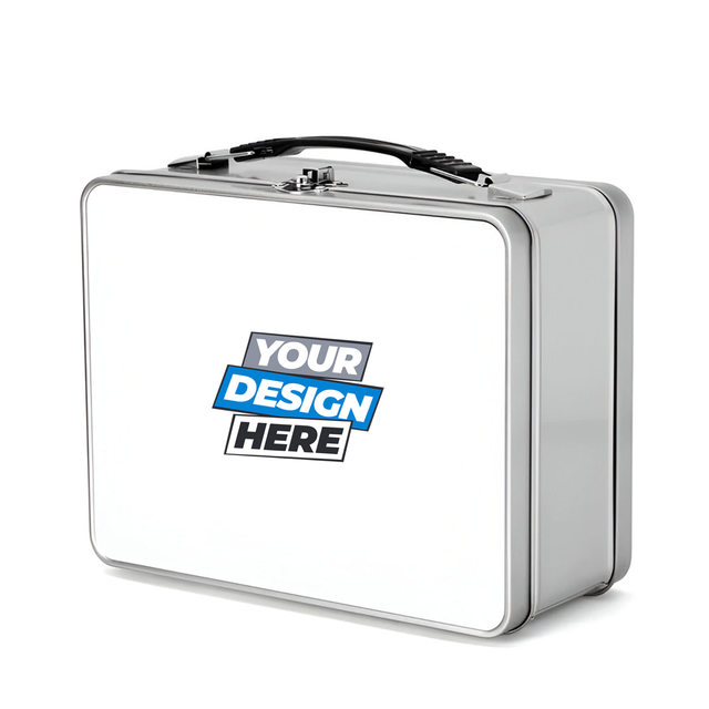 Tin Lunch Box - Silver