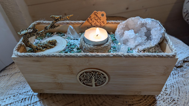 Jardin minéral Géode de Calcite...