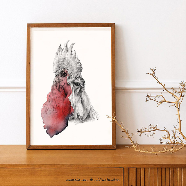 Affiche Coq
