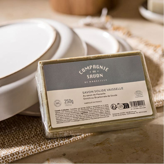 Savon solide vaisselle - Compagnie du savon de Marseille