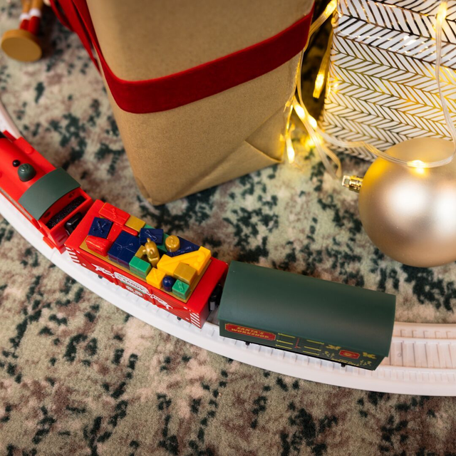Santa’s Express Train Set - Rechargeable Battery