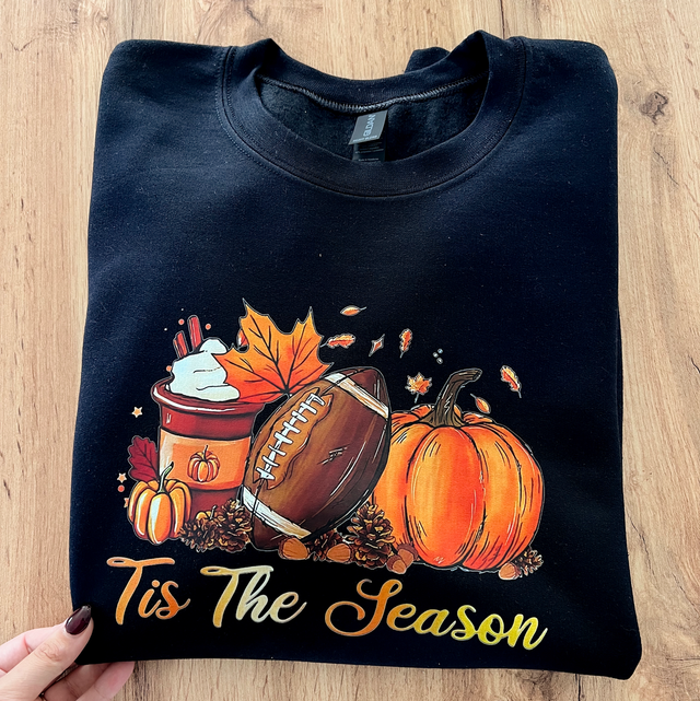 Sweat Noir automnale 