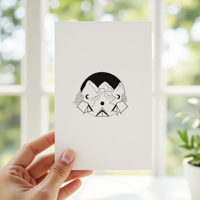 "Trek" Carte postale - 2024