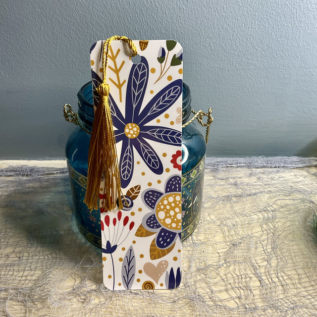Handmade laminated bookmarks. Beautiful gift for book lovers.