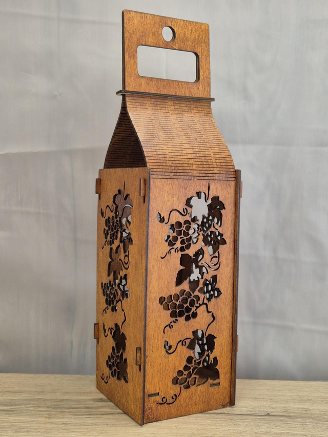 Etui bouteille Vignes