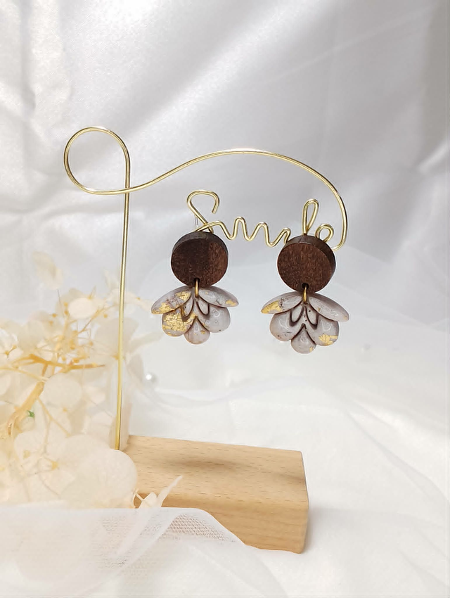 Boucles d'Oreilles "Éclats Floraux"