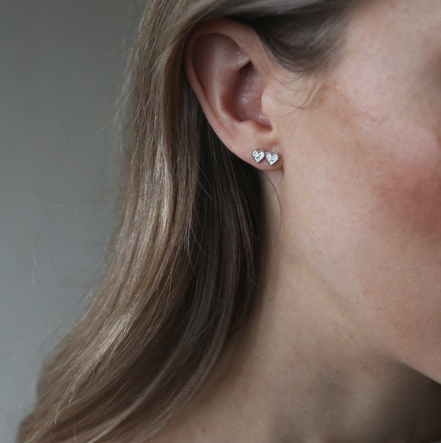 Tutti & Co heartbeat earrings