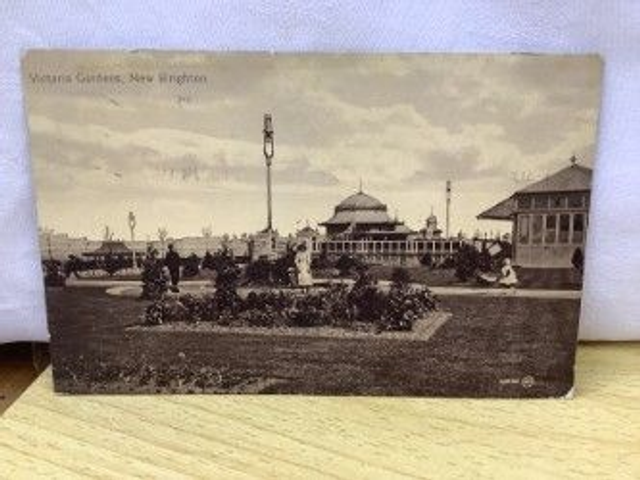 New Brighton, Victoria Gardens, Cheshire Posted 1916 Valentine's Series Antique postcard. Our Ref No R392 £2.50