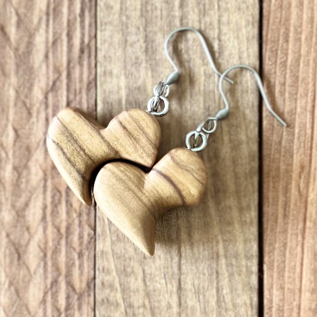 Boucle d’oreille cœur 