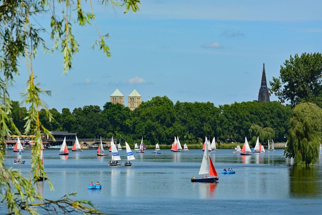 Segelboote auf dem Aasee