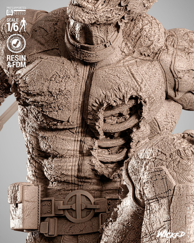 STATUE DEADPOOL ZOMBIE série Horror