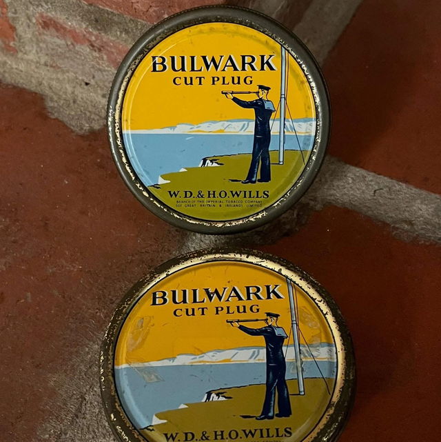 BULWARK CUT PLUG tobacco tin